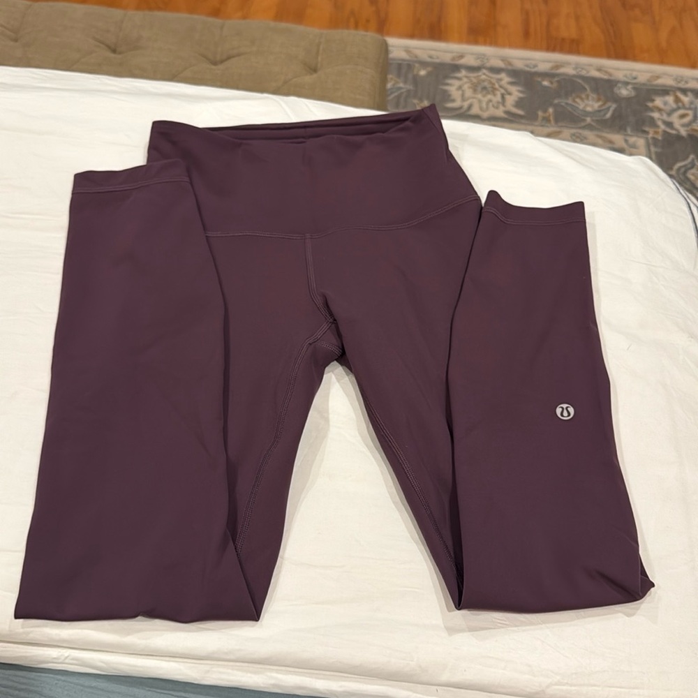 ♥️♥️♥️ Authentic Lululemon Wunder Train Legging plum/purple ♥️♥️♥️